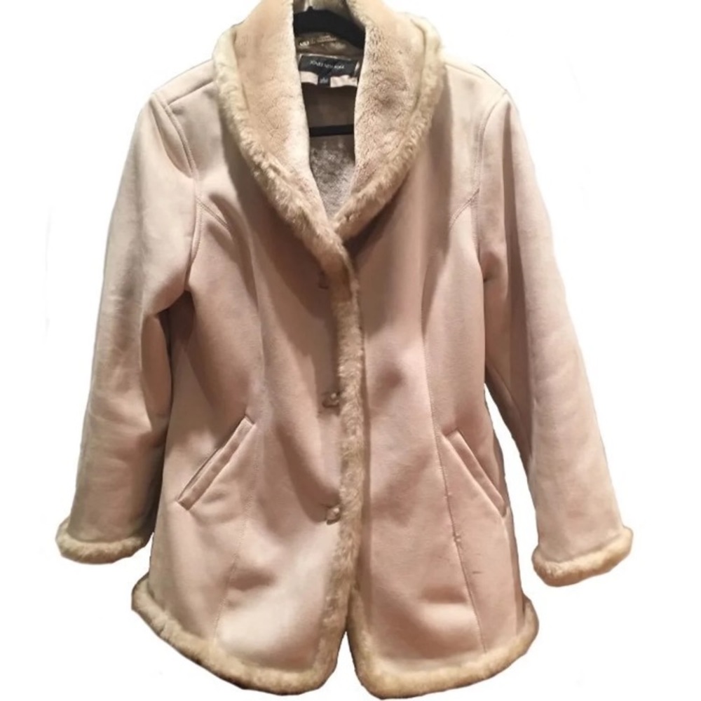 Jones New York Faux Fur Coat